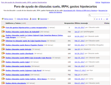 Tablet Screenshot of foroclausulasuelo.com